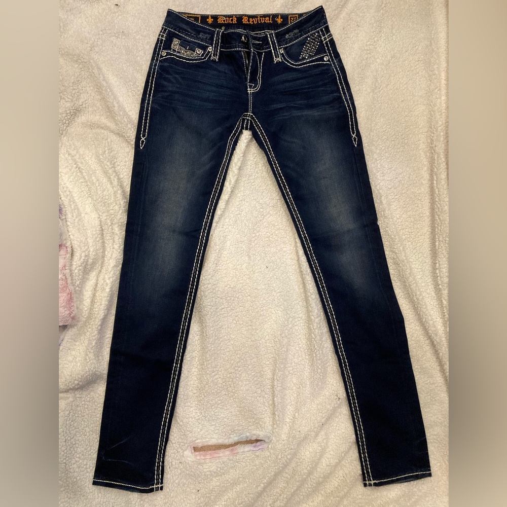 Rock Revival skinny jeans. 27”